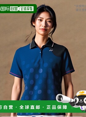 日本直邮YONEX 20501 女士运动T恤 2019秋冬款 羽毛球 网球 软式