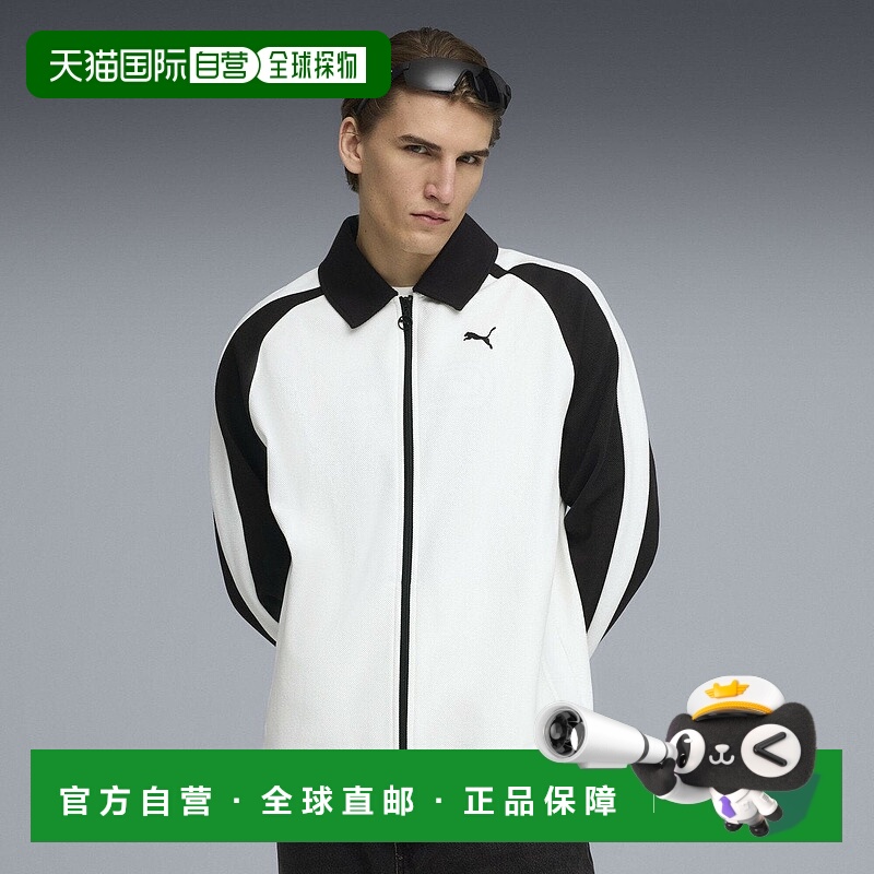 日本直邮男女通用T7 Relaxed Wing Collar Jacquard Track Jacket