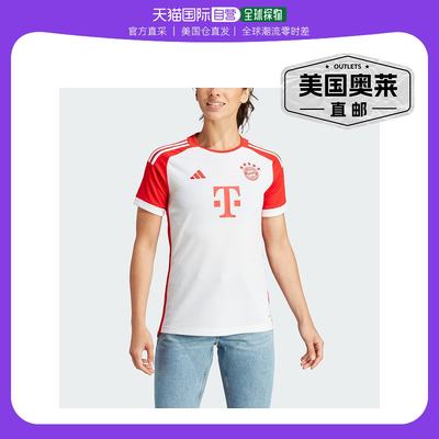 Women's adidas FC Bayern 23/24 Home Jersey - white / red 【