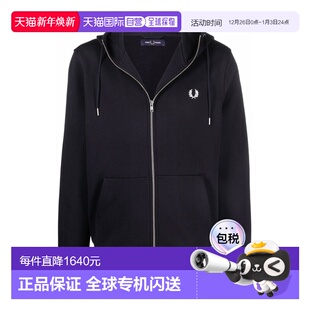 J7536 logo刺绣连帽衫 香港直邮Fred Perry