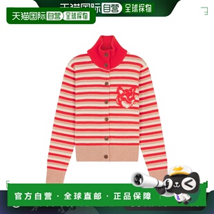 香港直邮MAISON KITSUNE 女士 高领长袖开衫 NW00503KM0329