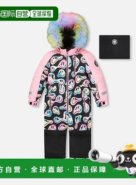 自营deux par deuxOne-Piece Play Snowsuit Smiley Face Girl -
