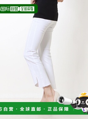 日本直邮Guess 白色割破喇叭牛仔裤 GU1432EW26977