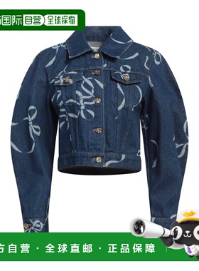 1h可退 香港直邮Nina Ricci 莲娜丽姿 女士 牛仔布夹克 blue蓝色