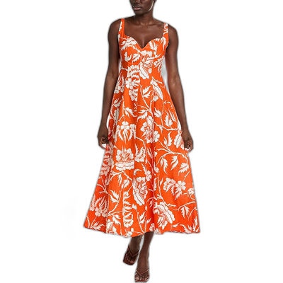 自营 Mara Hoffman 中长连衣裙 - 橙色吊带 美国直发奥莱