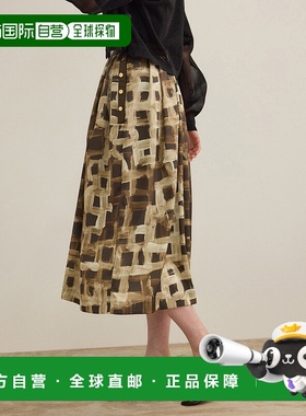 1h可退 日本直邮ROPE' 女士印花中长半身裙 2025AGGC25210新款