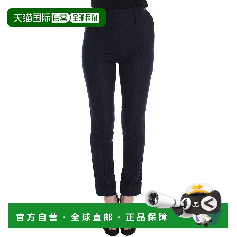 自营Ermanno Scervino Virgin Wool Slim Fit Casual Women's Pan