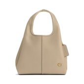 COACH 肩背包 抛光卵石纹皮革 Lana