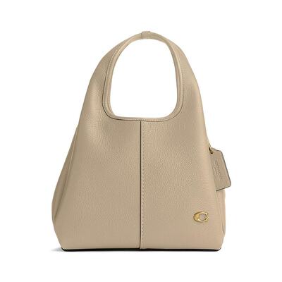 COACH|抛光卵石纹皮革 Lana 肩背包 23
