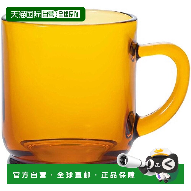 【日本直邮】ADERIA 玻璃杯 琥珀色 290ml 咖啡 冰茶