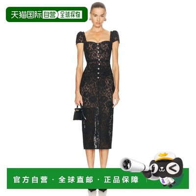 1h可退 香港直邮Self-Portrait 女士 心形中长连衣裙 RS26173MAB