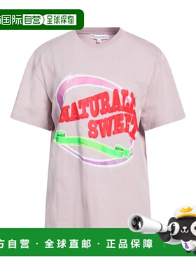 1h可退 香港直邮J.W. Anderson 女士 T恤 purple紫色 舒适时尚