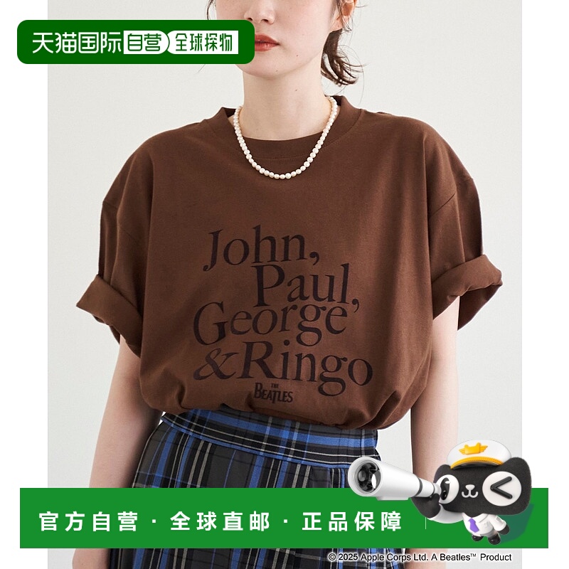 1h可退 日本直邮COEN 女装 3款可选摇滚乐队T恤 76256000023短袖