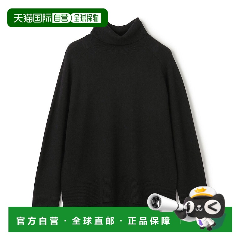 1h可退 日本直邮UNFILO 女装 羊毛混纺 高领针织衫 后领纽扣设计