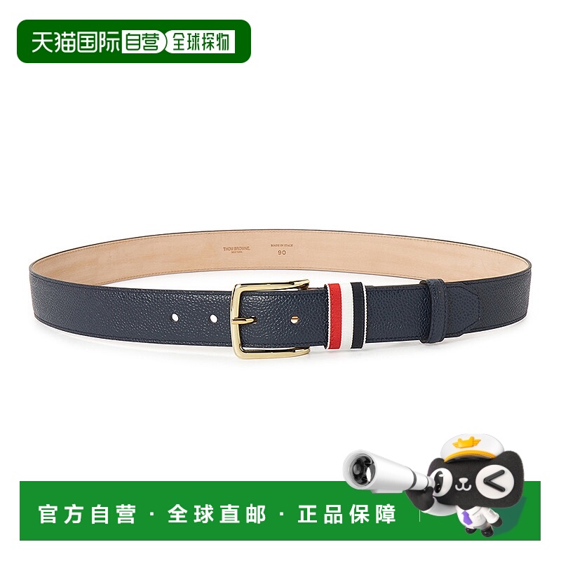 1h可退 香港直邮潮奢 Thom Browne 汤姆 布朗 男士 皮带 MCX039A0