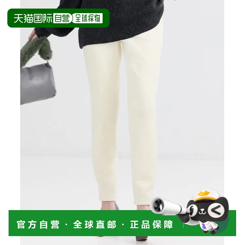 1h可退 日本直邮IEDIT 女士舒适保暖立体裁剪修身长裤 冬季温暖首
