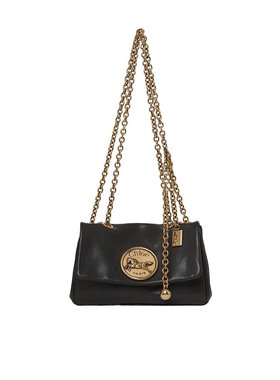 CHLOÉ 女士单肩包 CH25AS585P75001 AW2025 黑色 小号翻盖单肩包