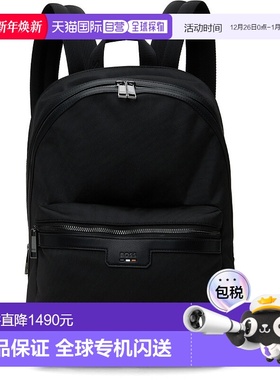 1h可退 香港直邮潮奢 BOSS 波士 男士 黑色 Structured 双肩包 50