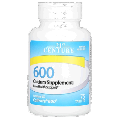 香港直发21St Century21世纪钙补充剂骨骼健康营养膳食补充剂75片