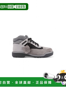 自营欧洲直邮Timberland Field Boots系列男士灰色牛皮系带户外靴