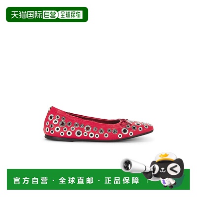 1h可退 香港直邮潮奢 GOLDEN GOOSE 女士 铆钉芭蕾舞鞋 GWF00867F