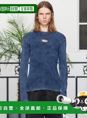 1h可退 香港直邮潮奢 Diesel 迪赛 男士 蓝色 K-Darin-D 针织衫 A