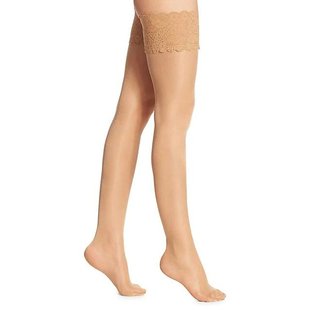 美国直邮Wolford Satin Touch 20 Denier 晚装过膝长筒袜