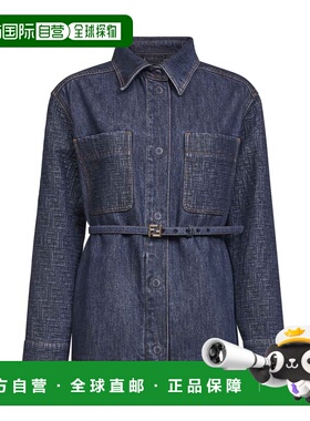 香港直邮FENDI 女士大衣 FLF677AW82F1UKI SS2026 蓝色 GO-TO DEN