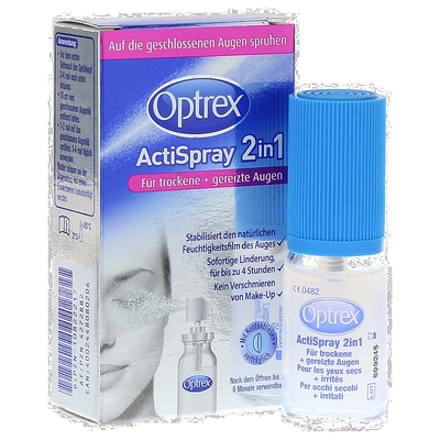 欧洲直邮德国药房OPTREX爱滴氏润眼喷雾10ml眼干眼痒眼疲劳护眼