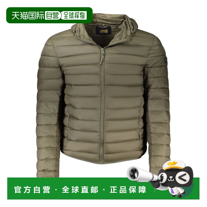 自营Cavalli Class Polyester Men's Men's Jacket - green 美国图片