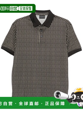 香港直邮Emporio Armani 几何图案短袖POLO衫 EM005356AF24857