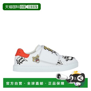 香港直邮KENZO 白色 男童运动鞋 SS2024 圆头休 K6008912P 1h可退