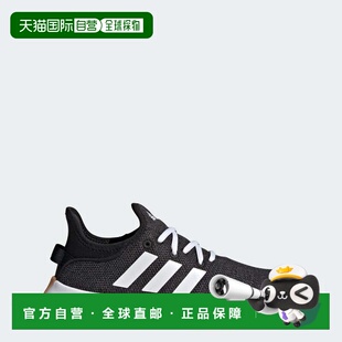 自营adidas Cloudfoam女鞋-核心黑/云白/灰六 美国奥莱直发运动鞋