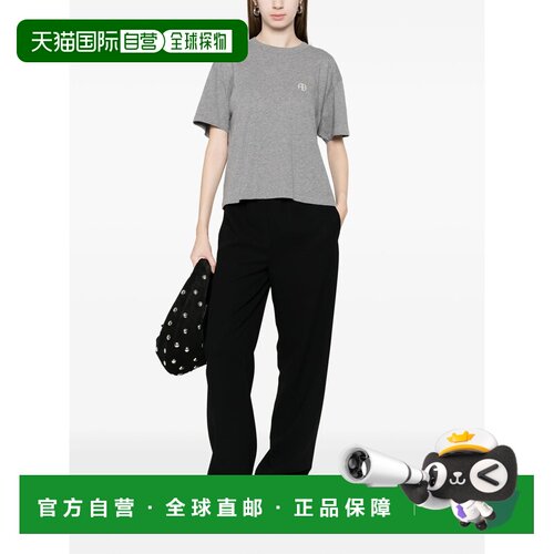 香港直邮ANINE BING 女士 WAGNER STENCIL 柔软T恤 A0812383GRM1G
