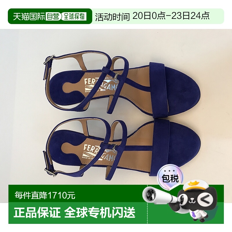 香港直邮Salvatore Ferragamo 露趾凉鞋 056752高跟女鞋