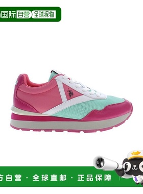 自营 u.s. polo assn.美国POLO ASSN.涤纶女式运动鞋-粉红色 美国