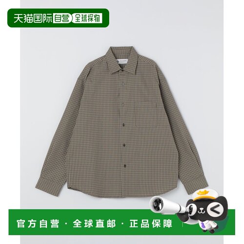 日本直邮City Ambient Products 男女同款 柔软格纹长袖衬衫 1111