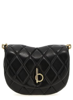 BURBERRY 女士单肩包 8104628BLACKGOLD SS2025 黑色