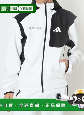 日本直邮阿迪达斯男士 Adidas Adaptation 常规版型连帽全拉链运/