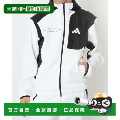 日本直邮阿迪达斯男士 Adidas Adaptation 常规版型连帽全拉链运/