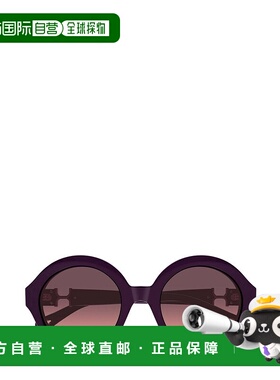 香港直邮Chloe 蔻依 女士 圆框太阳镜 CH0302S red红色 舒适时尚