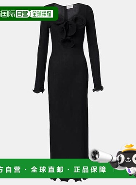 1h可退 香港直邮magda butrym 女士 Floral-appliques 透视长款连