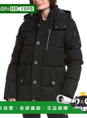 自营Moose Knuckles Down Puffer Jacket - black 美国奥莱直发