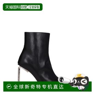 黑色 自營 美國奧萊直發 靴子 皮革腳踝女式 off whiteOff