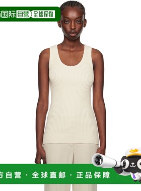 1h可退 香港直邮潮奢 TOTÊME 女士 米色纹理背心 242WRT1670YA004