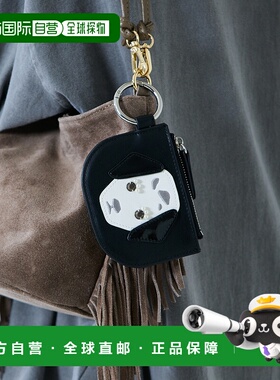 1h可退 日本直邮Casselini 女装 可爱风零钱包 钱包挂饰两用设计