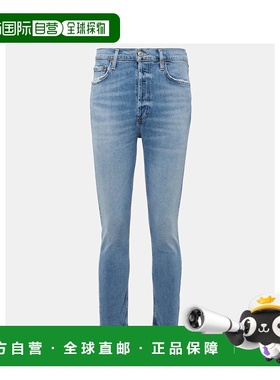 1h可退 香港直邮AGOLDE 女士 Nico 高腰紧身牛仔裤 blue蓝色 舒适