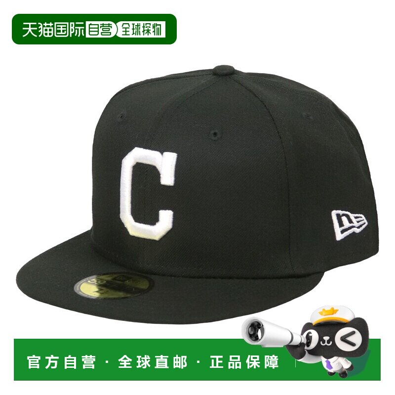 日本直邮New Era 克利夫兰印第安人队男士 59FIFTY MLB 棒球帽