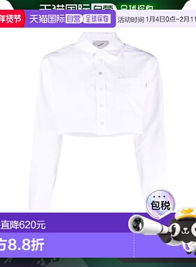 香港直邮Coperni 女士 白色衬衫 COPCH27300OPTWHT