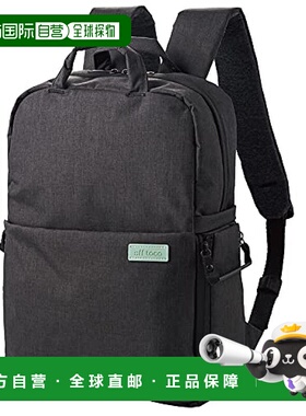 【日本直邮】elecom宜丽客双肩背包相机背包黑色DGB-S043BK新款